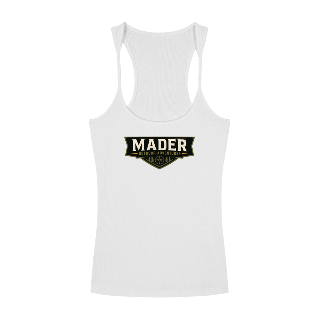 MOA Crest | Slim Fit Ribbed Racerback Tank Top