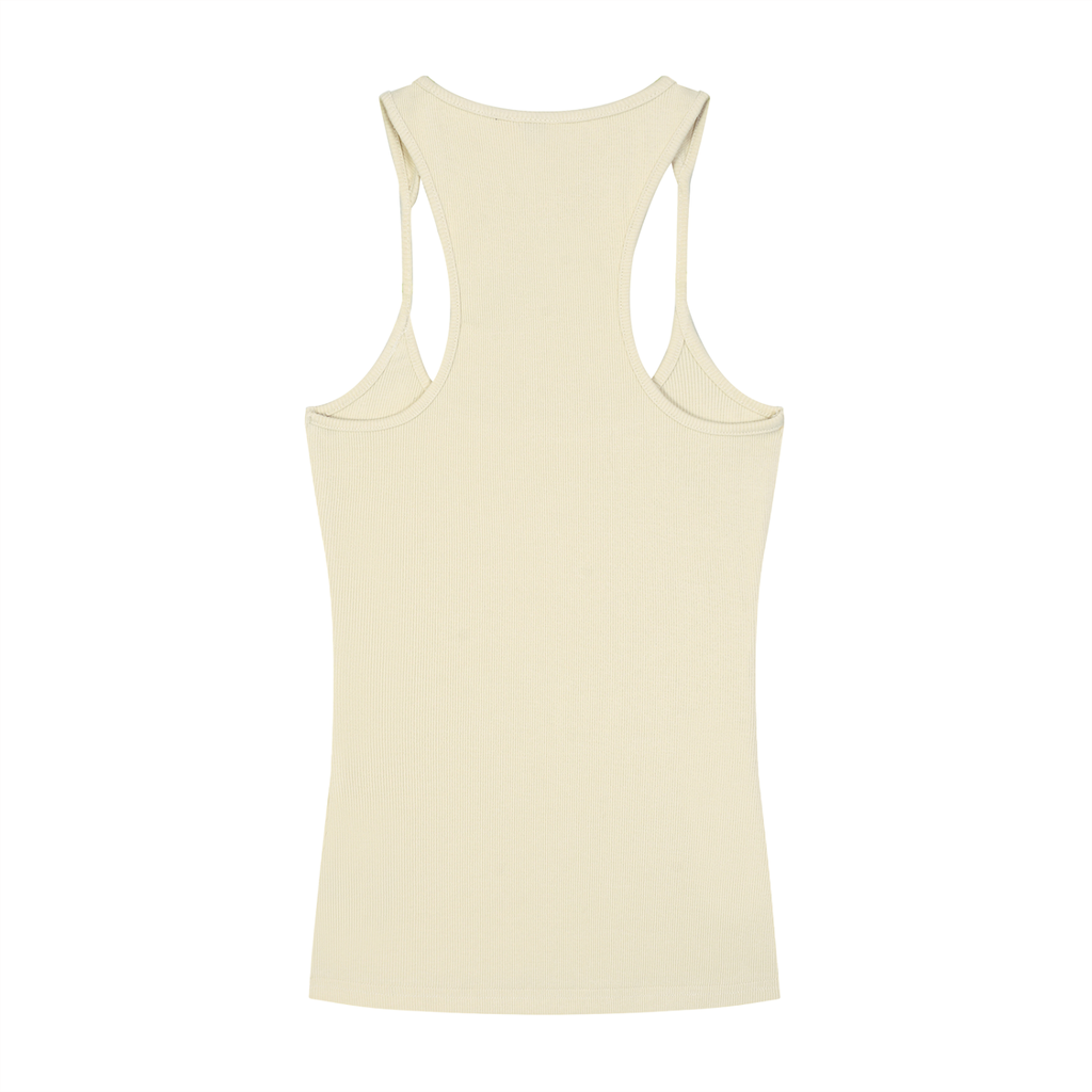 MOA Crest | Slim Fit Ribbed Racerback Tank Top