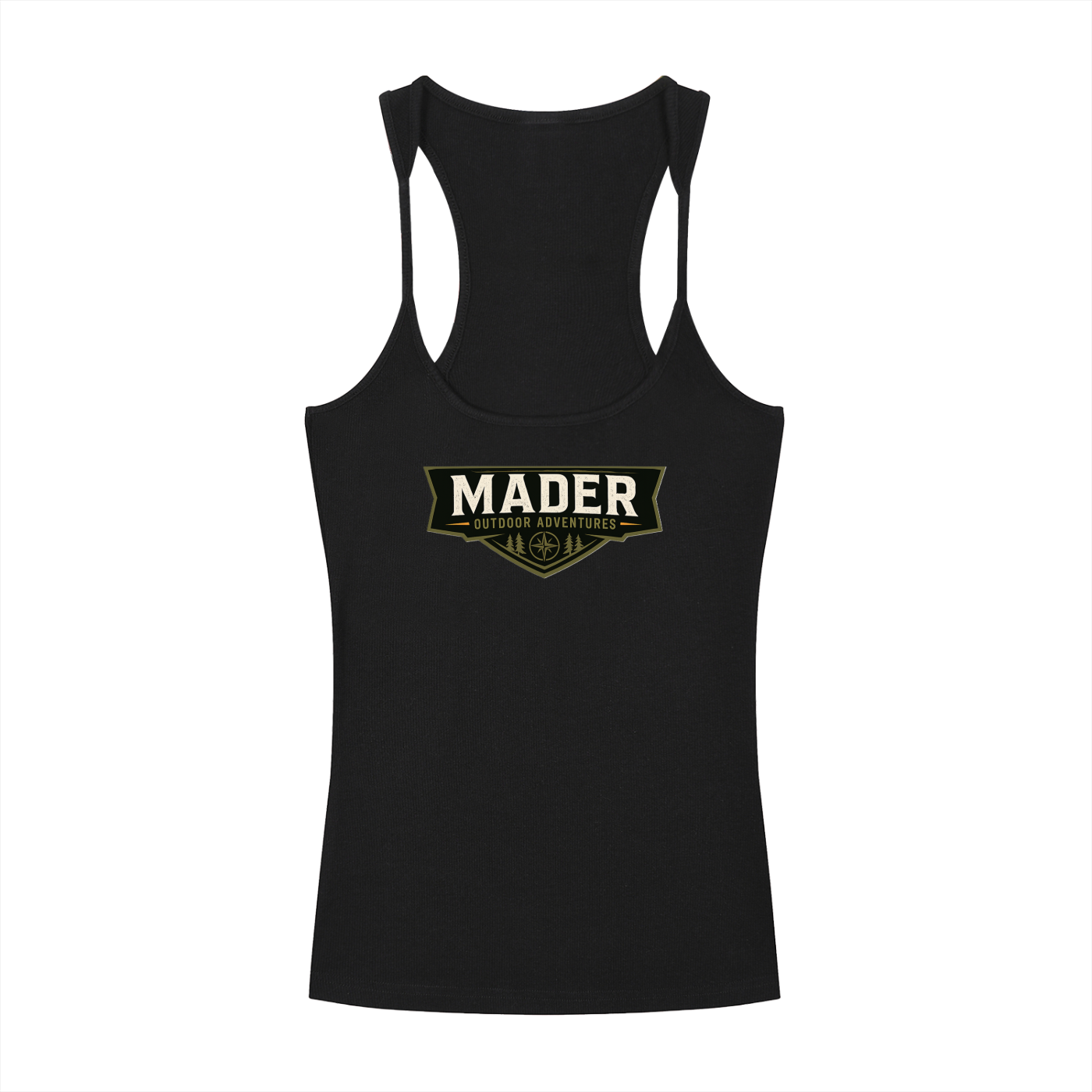 MOA Crest | Slim Fit Ribbed Racerback Tank Top