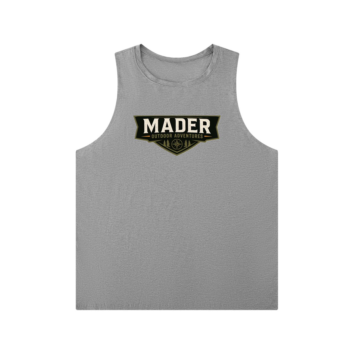 MOA Crest | Men's Solid Color Crewneck Tank Top