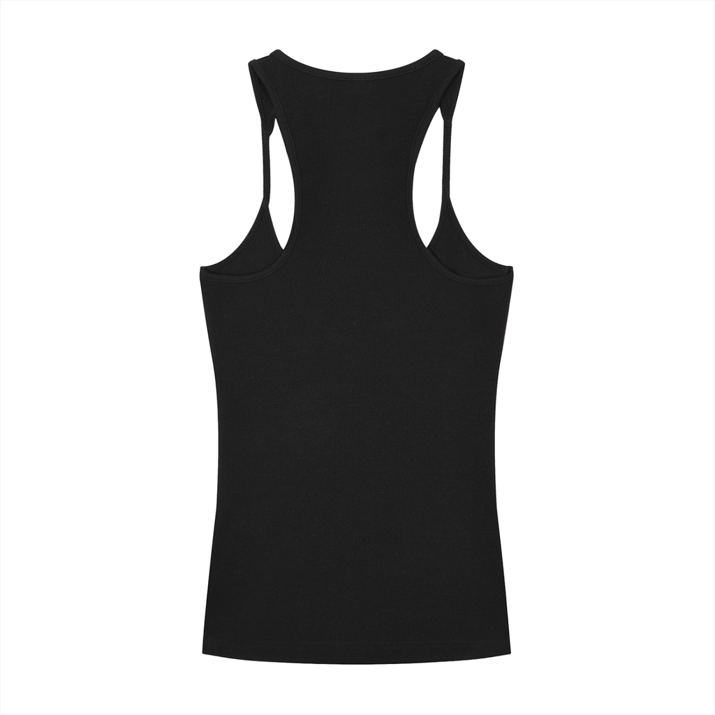 MOA Crest | Slim Fit Ribbed Racerback Tank Top